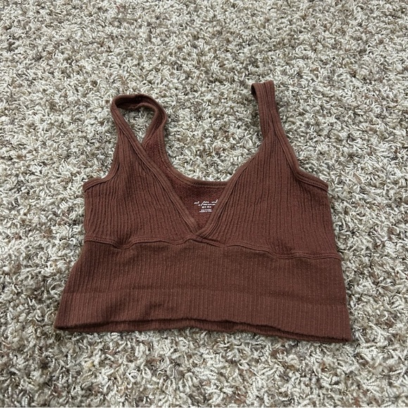 Out From Under Brown Bralette V-Neck Size XS/S - Picture 1 of 2